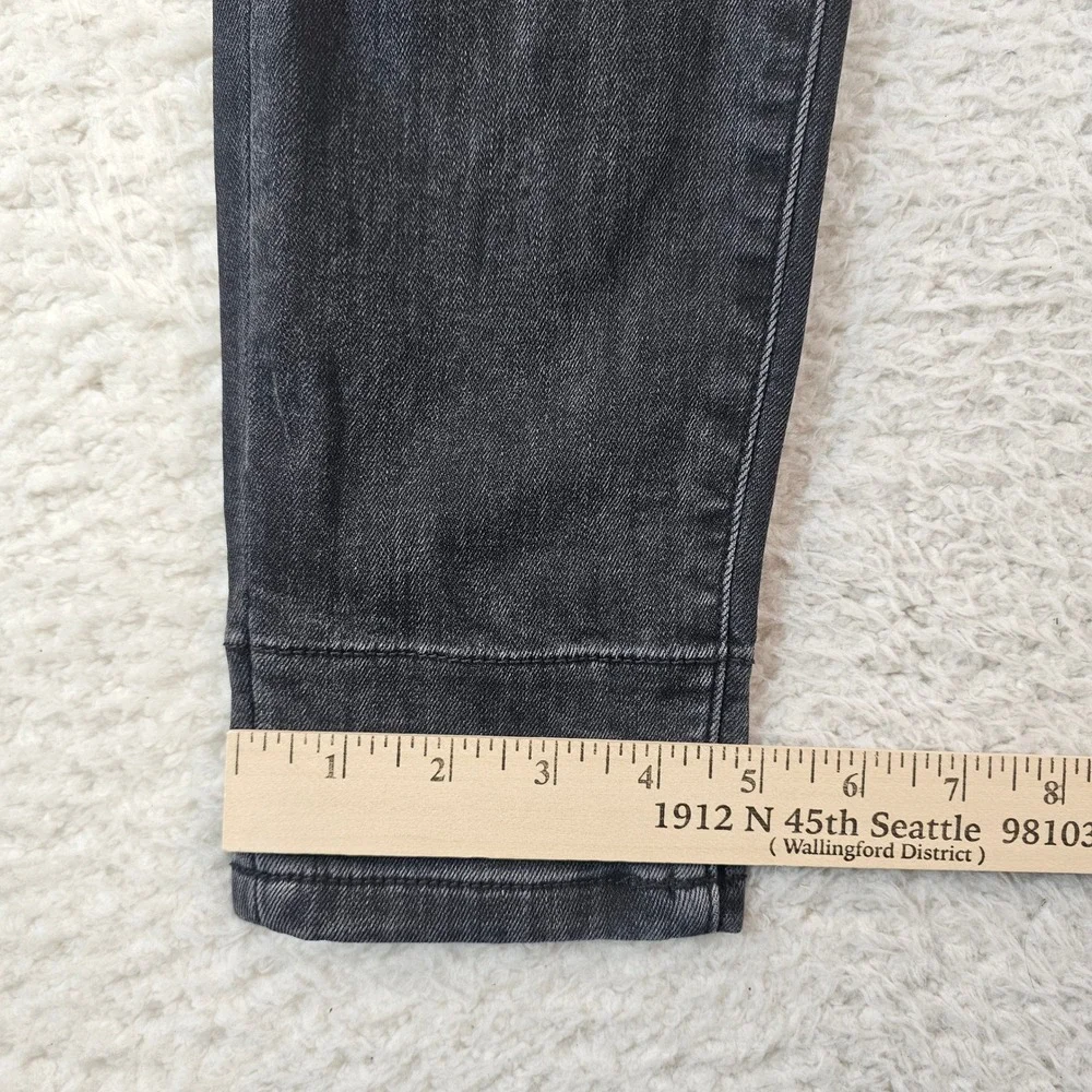 Judy‎ Blue Skinny Fit Distressed Black Plaid Patch Jeans JB82191BK Size 7/28